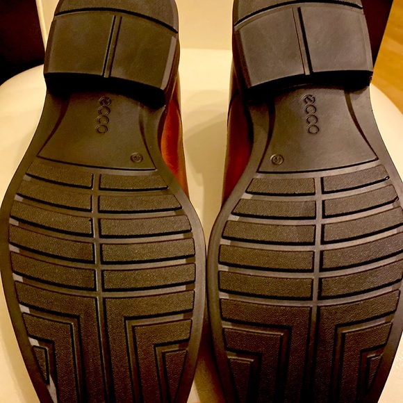 NWOT Gorgeous Mens Ecco Vitrus Leather Loafers Size 12-12.5 Made in Slovakia - Picture 8 of 11